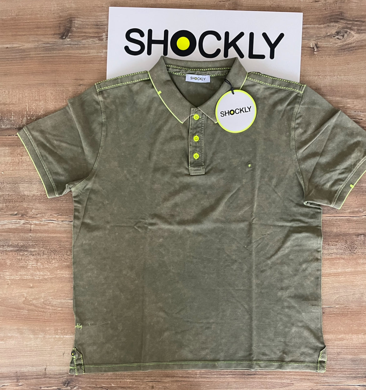 Polo uomo Shockly ,vintage Sc -50% vari colori,manica corta, cotone