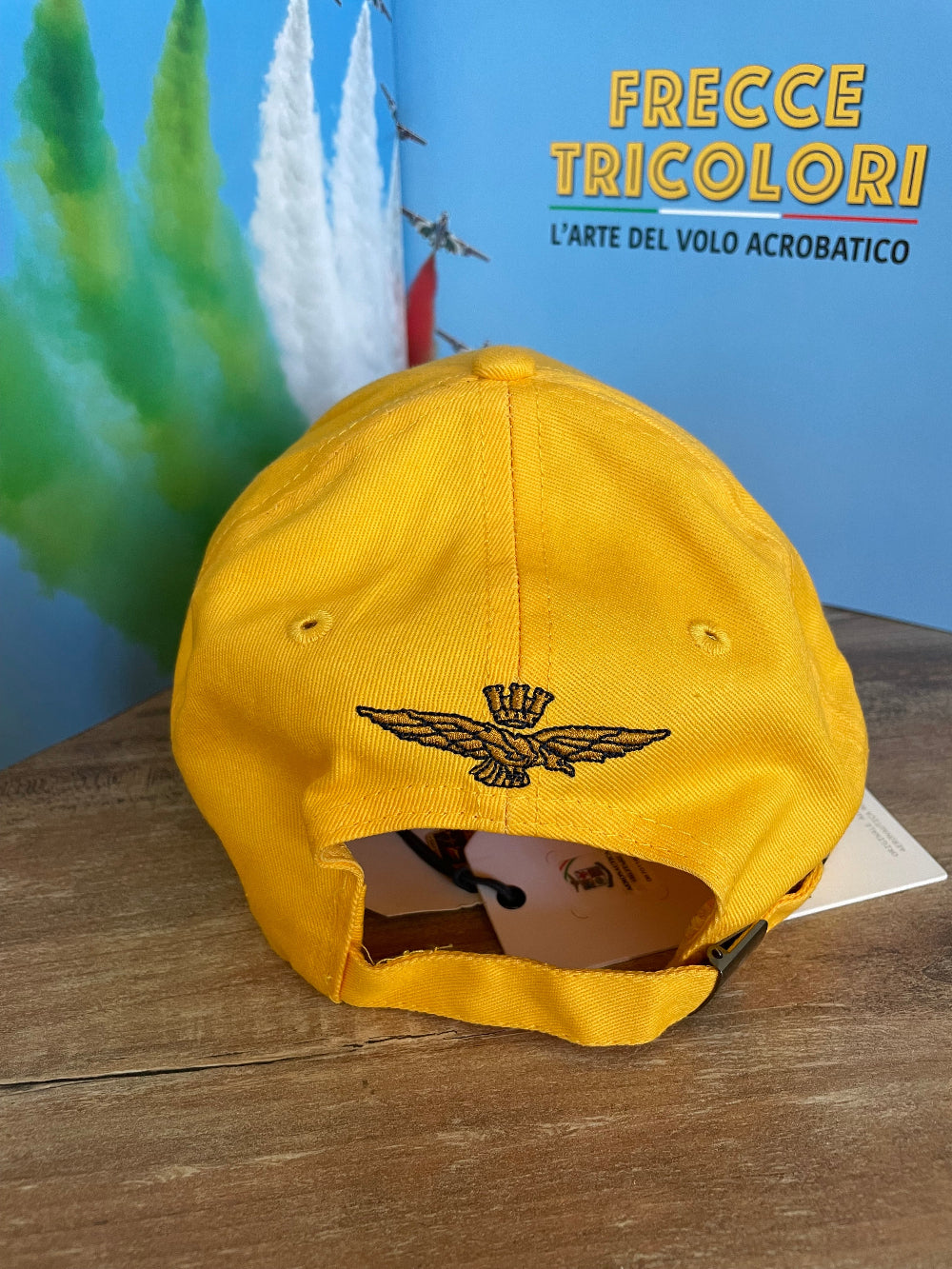 Aeronautica Militare Cappello Uomo Giallo Frecce Tricolori Berretto con Visiera | Un accessorio di stile