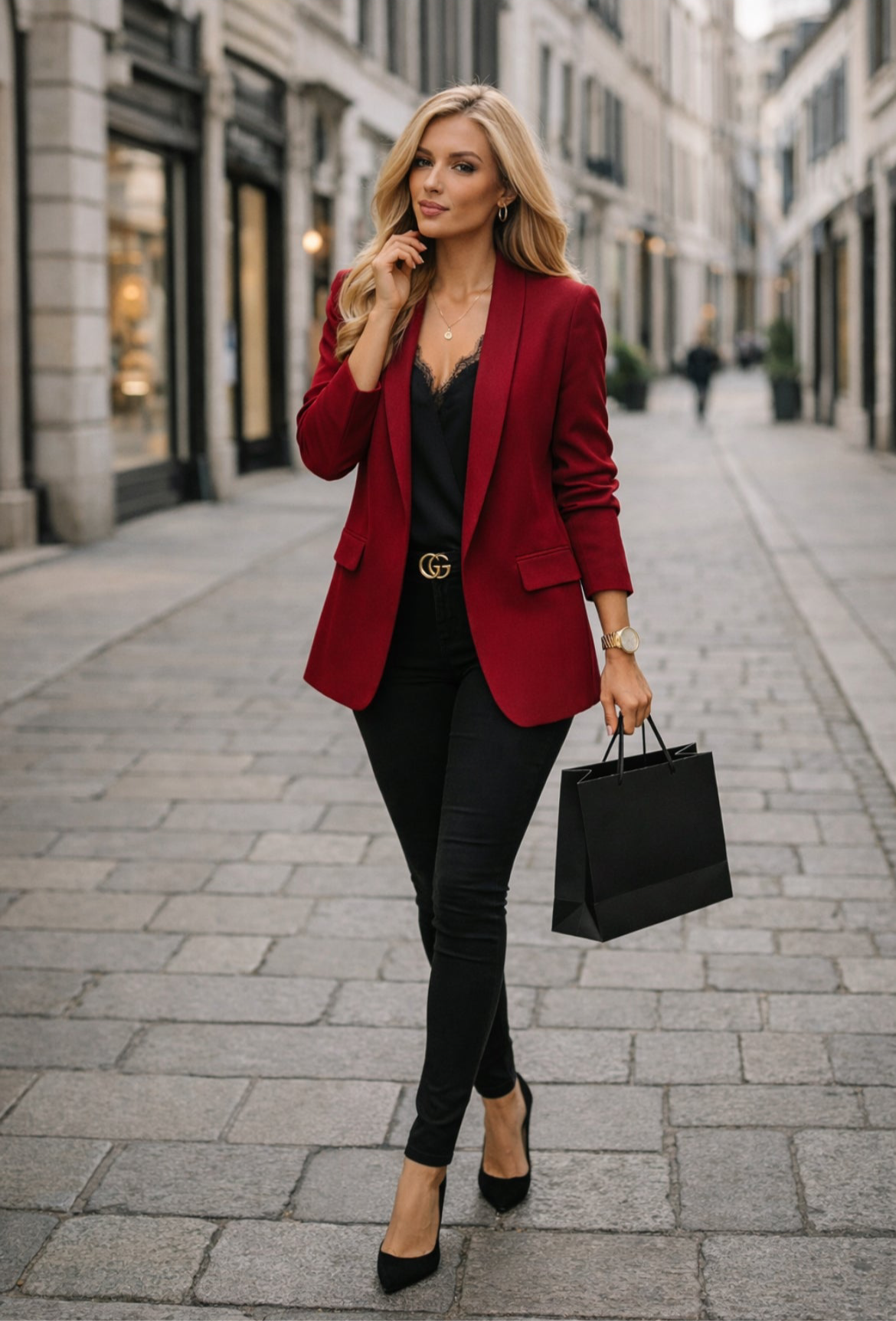 Blazer Donna Elegante - Giacca Professionale slim fit outfit chic ufficio