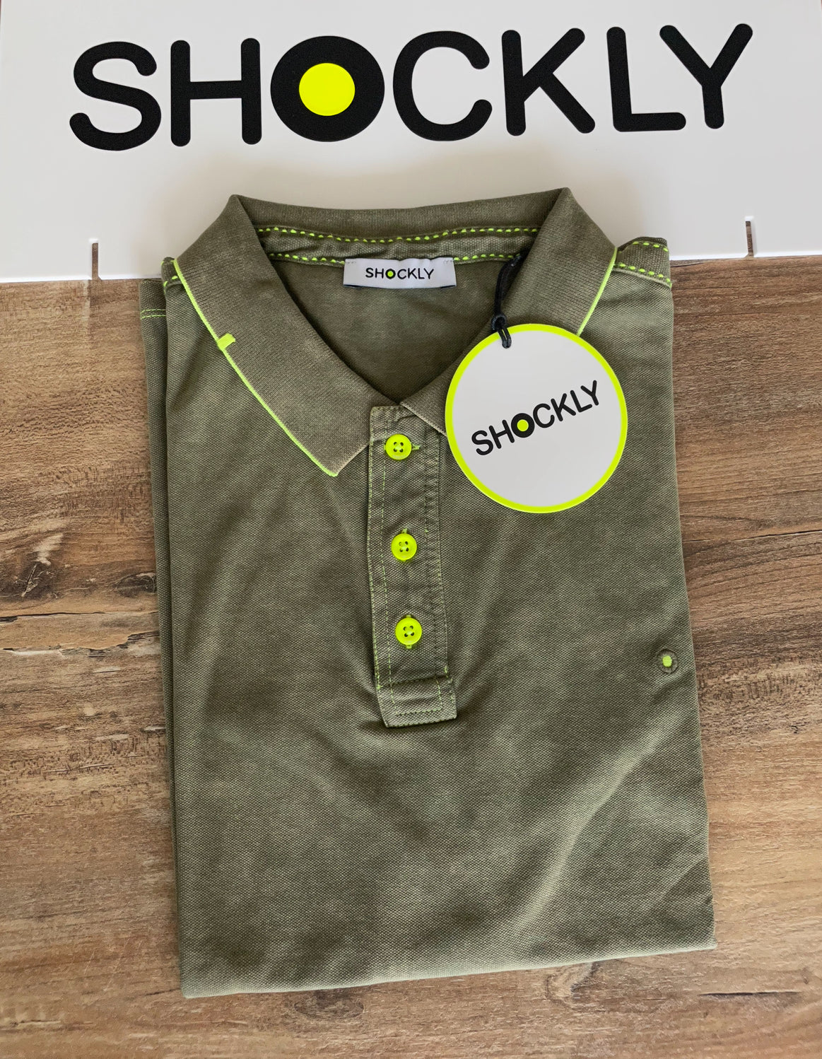 Polo uomo Shockly ,vintage Sc -50% vari colori,manica corta, cotone