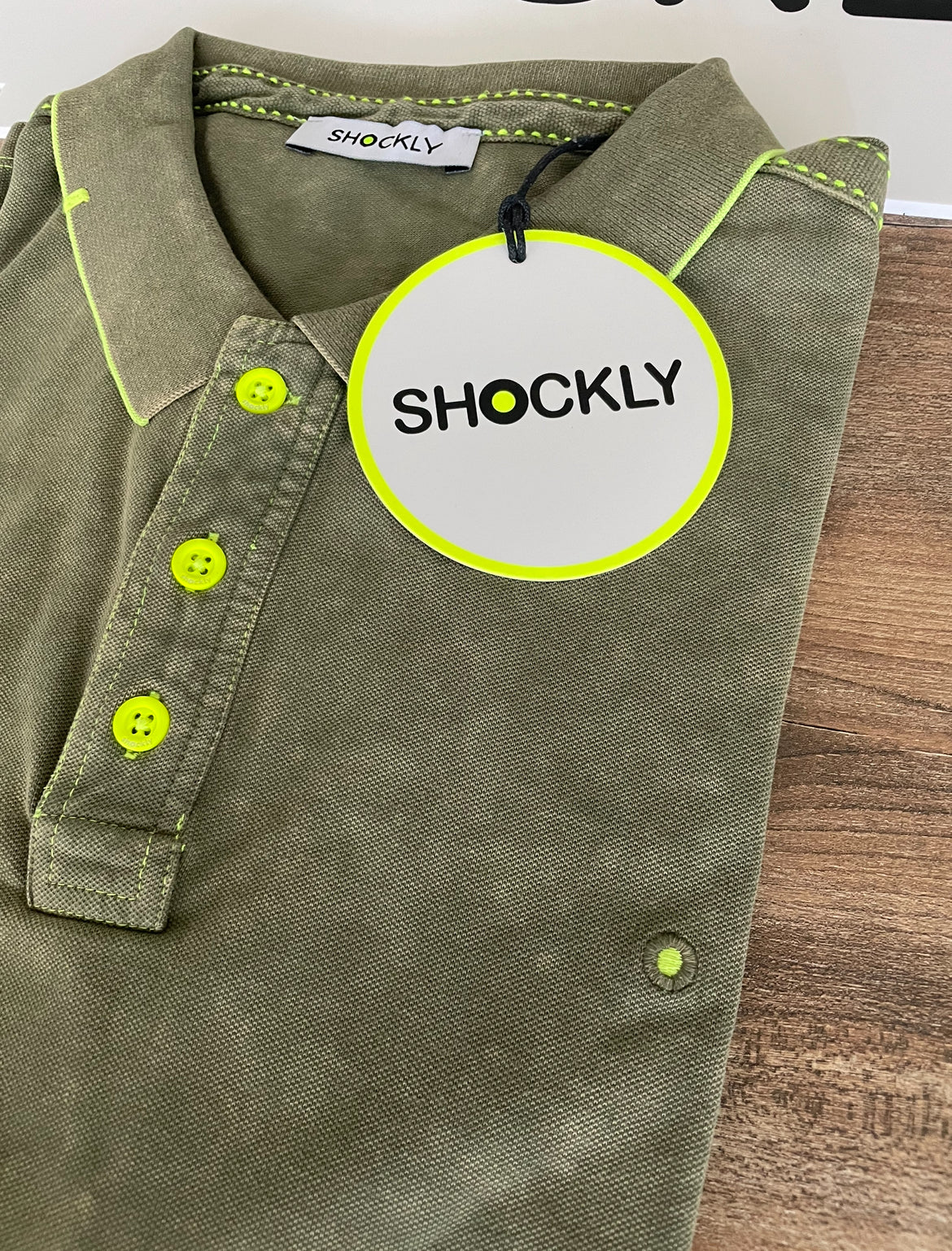 Polo uomo Shockly ,vintage Sc -50% vari colori,manica corta, cotone