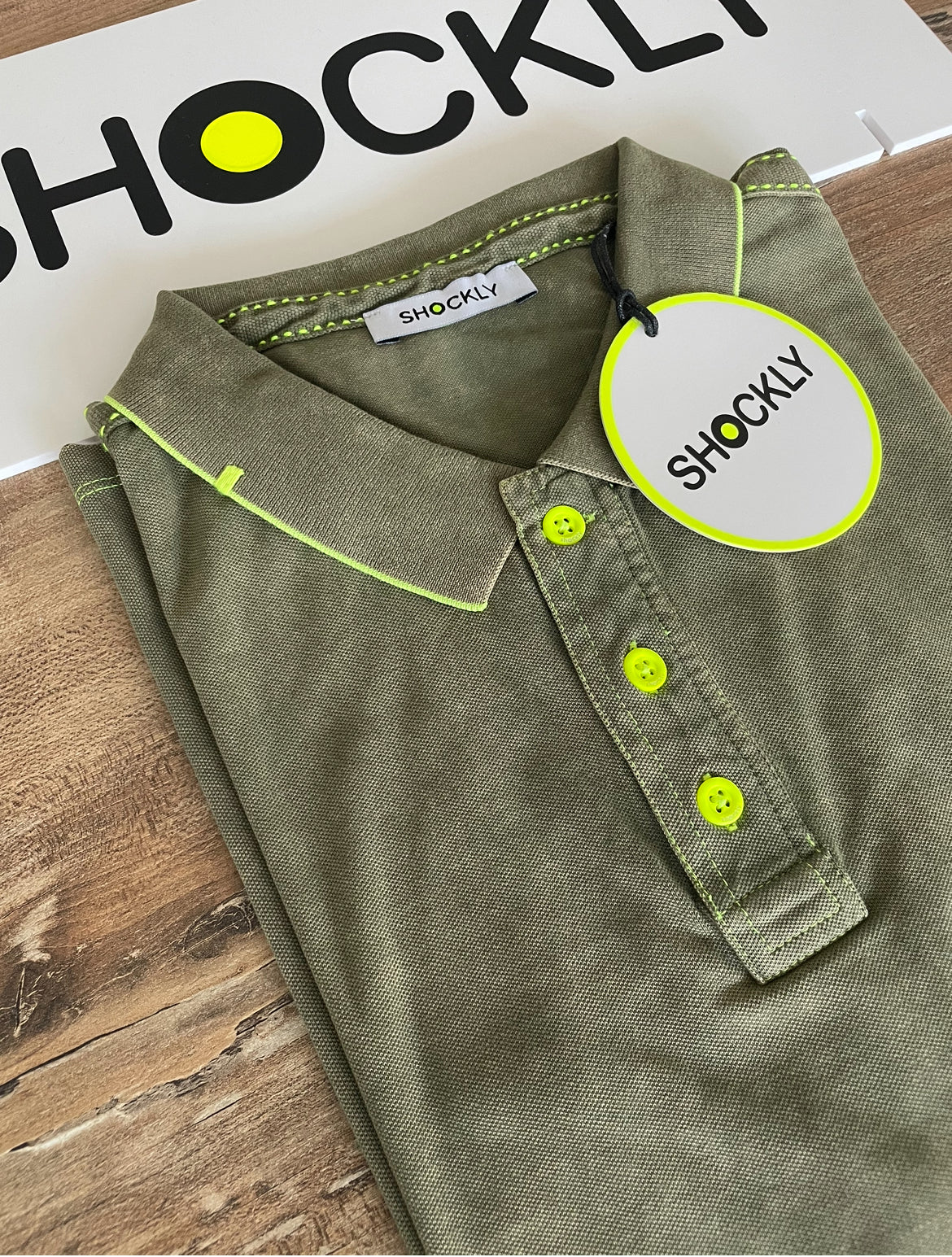 Polo uomo Shockly ,vintage Sc -50% vari colori,manica corta, cotone