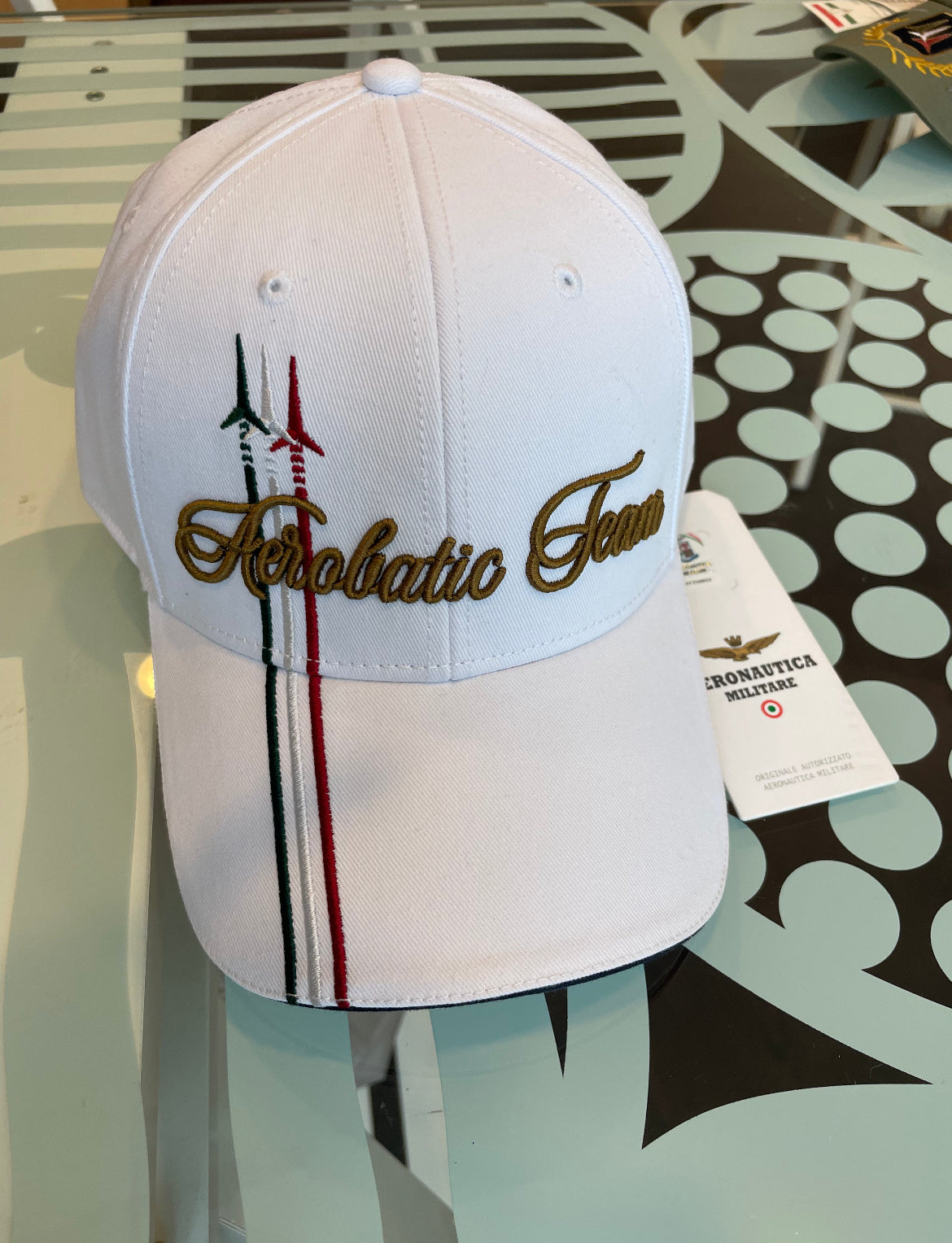Aeronautica Militare cappello Uomo colore Bianco Frecce Tricolori Acrobatic Team