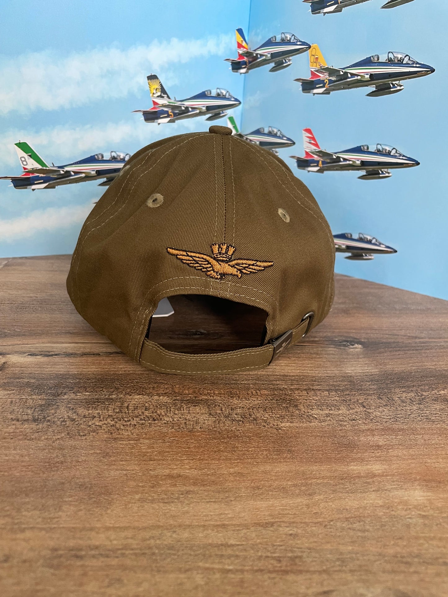 Aeronautica Militare cappello uomo verde berretto con visiera