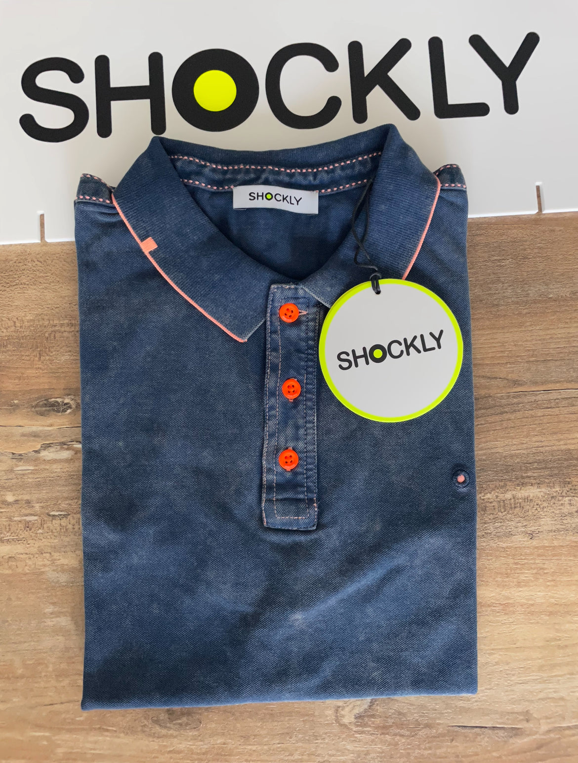Polo uomo Shockly ,vintage Sc -50% vari colori,manica corta, cotone