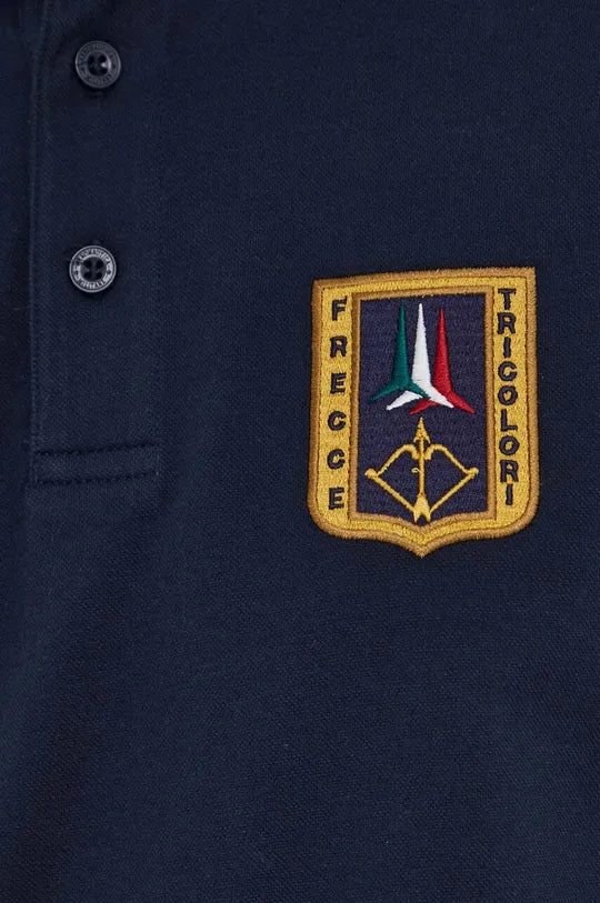 Polo Uomo Aeronautica Militare Frecce Tricolori Blu - Made in Italy
