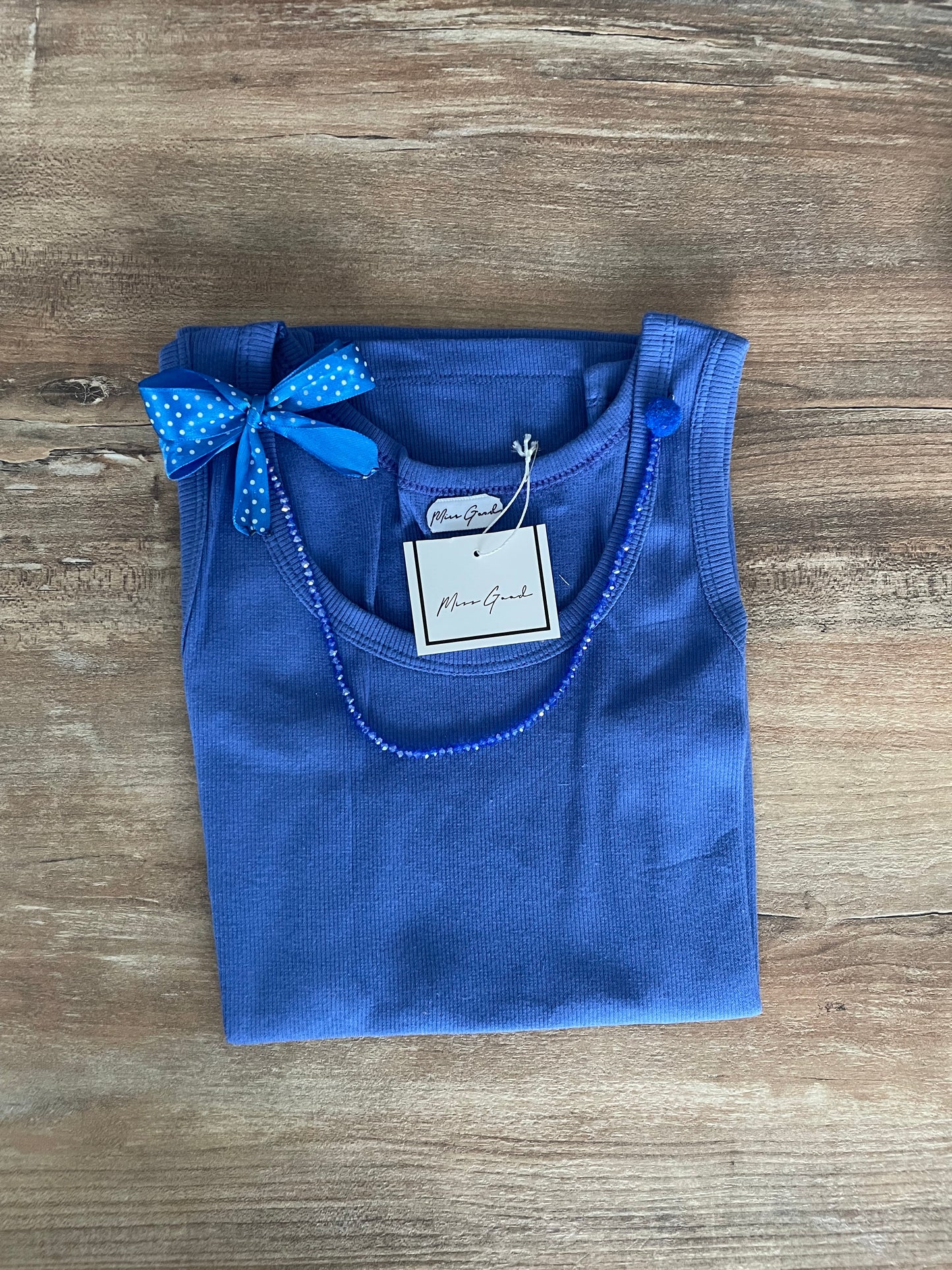 Top Donna Elegante con Collana Integrata - Canotta Multicolore Glamour Made in Italy