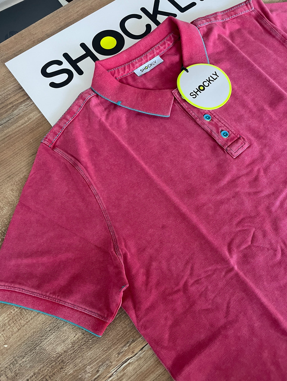 Polo uomo Shockly ,vintage Sc -50% vari colori,manica corta, cotone