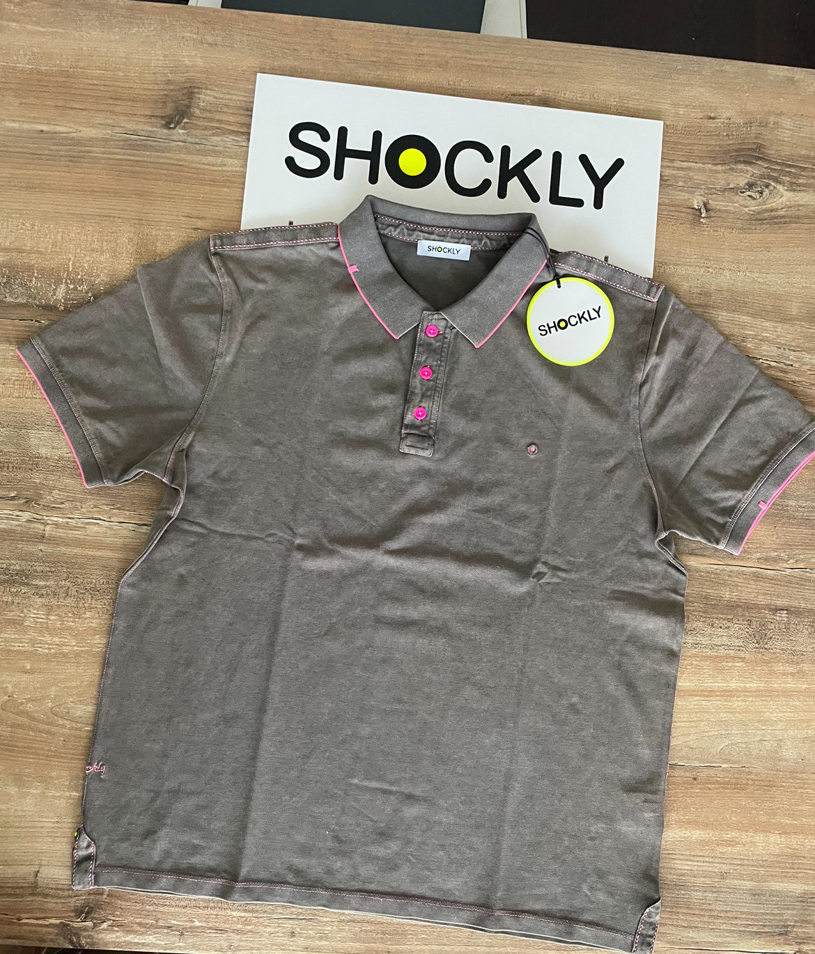 Polo uomo Shockly ,vintage Sc -50% vari colori,manica corta, cotone