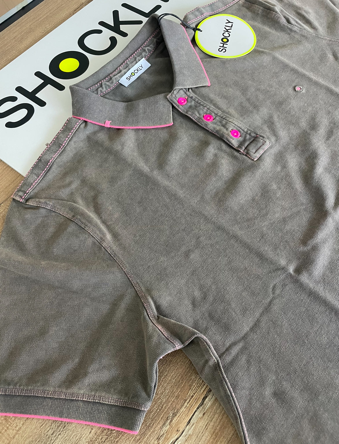 Polo uomo Shockly ,vintage Sc -50% vari colori,manica corta, cotone