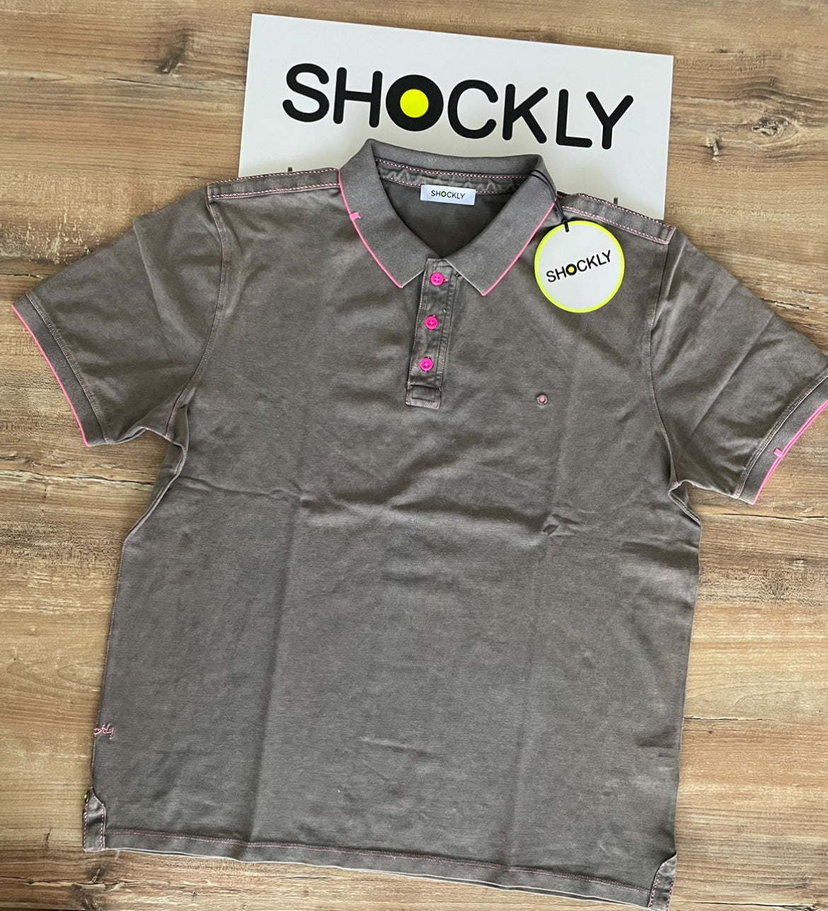 Polo uomo Shockly ,vintage Sc -50% vari colori,manica corta, cotone