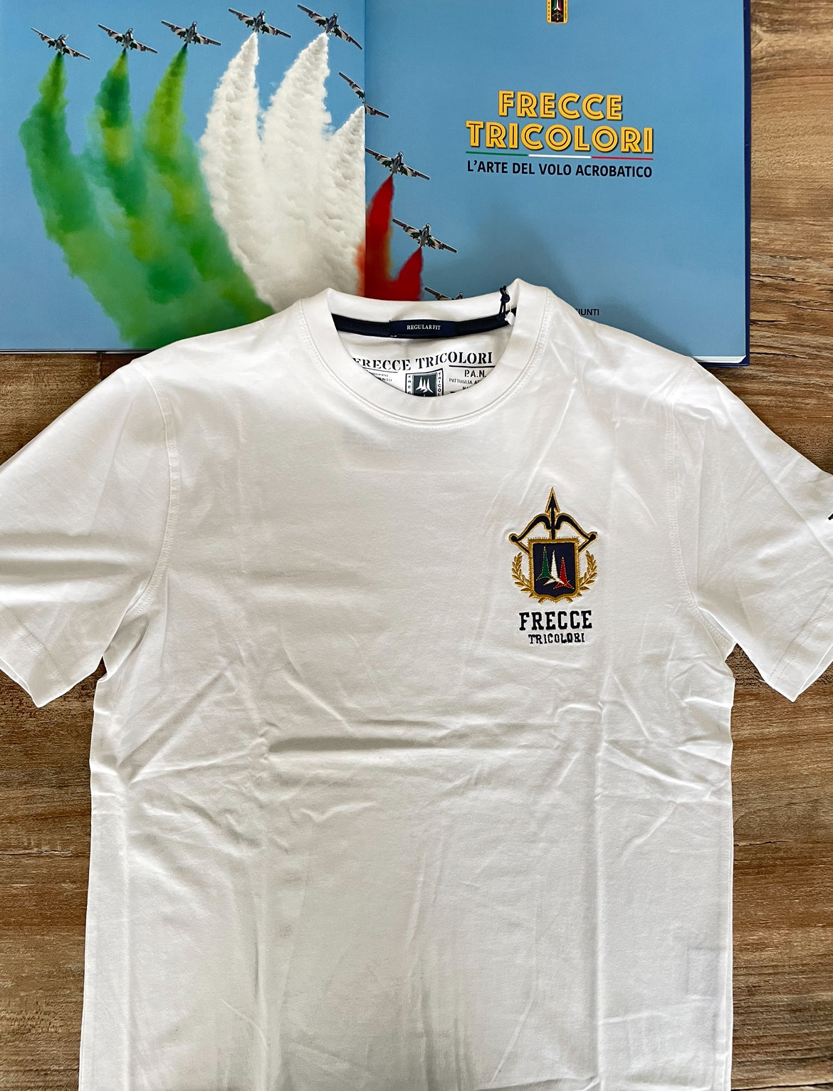 Aeronautica Militare t-shirt uomo bianca Frecce Tricolori