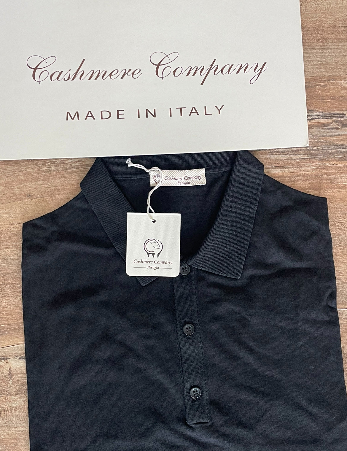 Polo uomo Lino e cotone manica corta Cashmere Company Made in Italy
