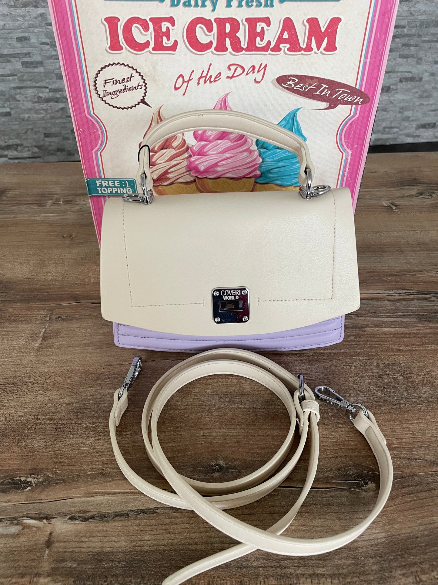Borsa Donna Cerimonia Coveri con Manico e Tracolla - Elegante Pochette da Sera