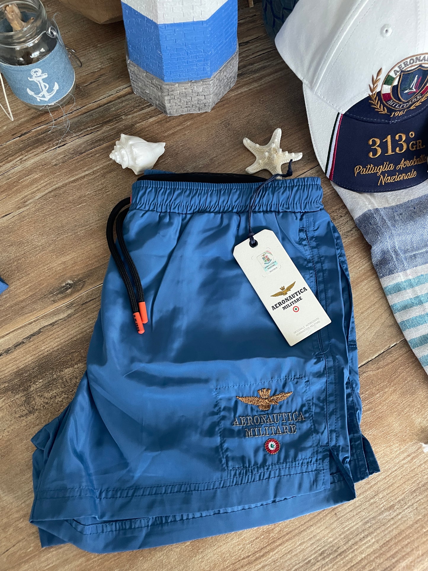 Aeronautica Militare costume mare uomo Azzurro
