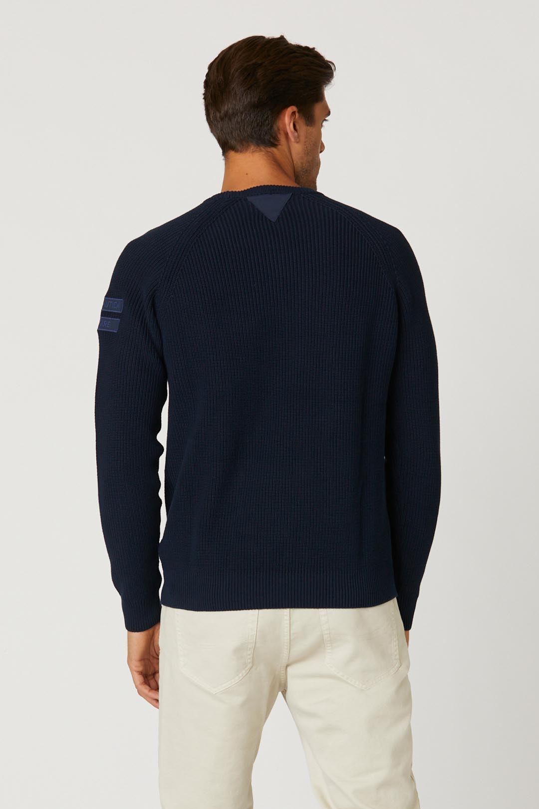 Aeronautica Militare Maglione uomo Blu Costa Inglese SC50%