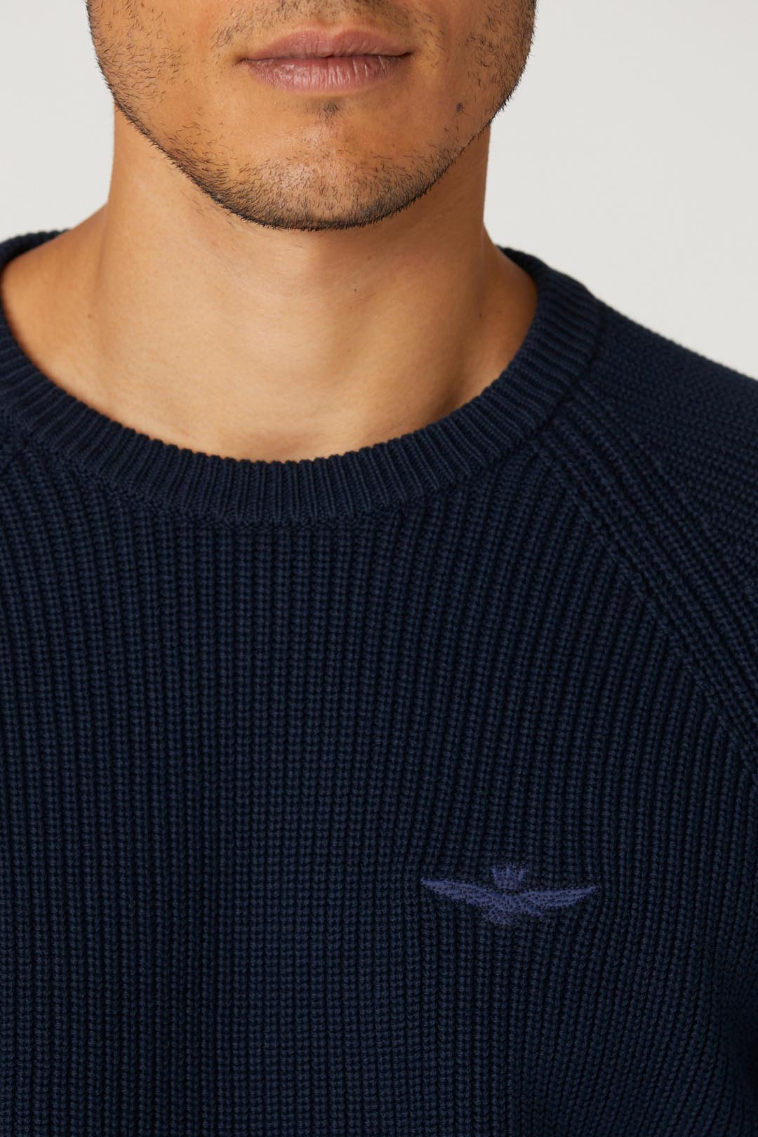 Aeronautica Militare Maglione uomo Blu Costa Inglese SC50%