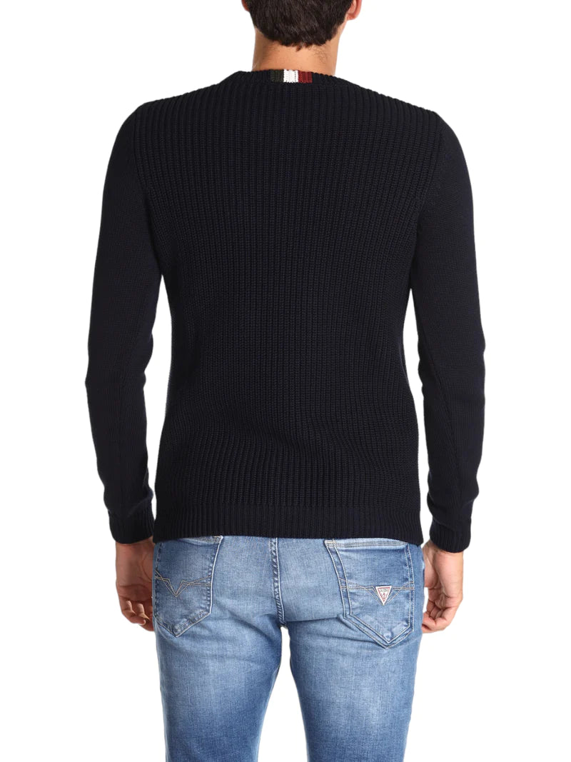 Aeronautica Militare Maglione Uomo Blu SC-50% | Stile classico rivisitato