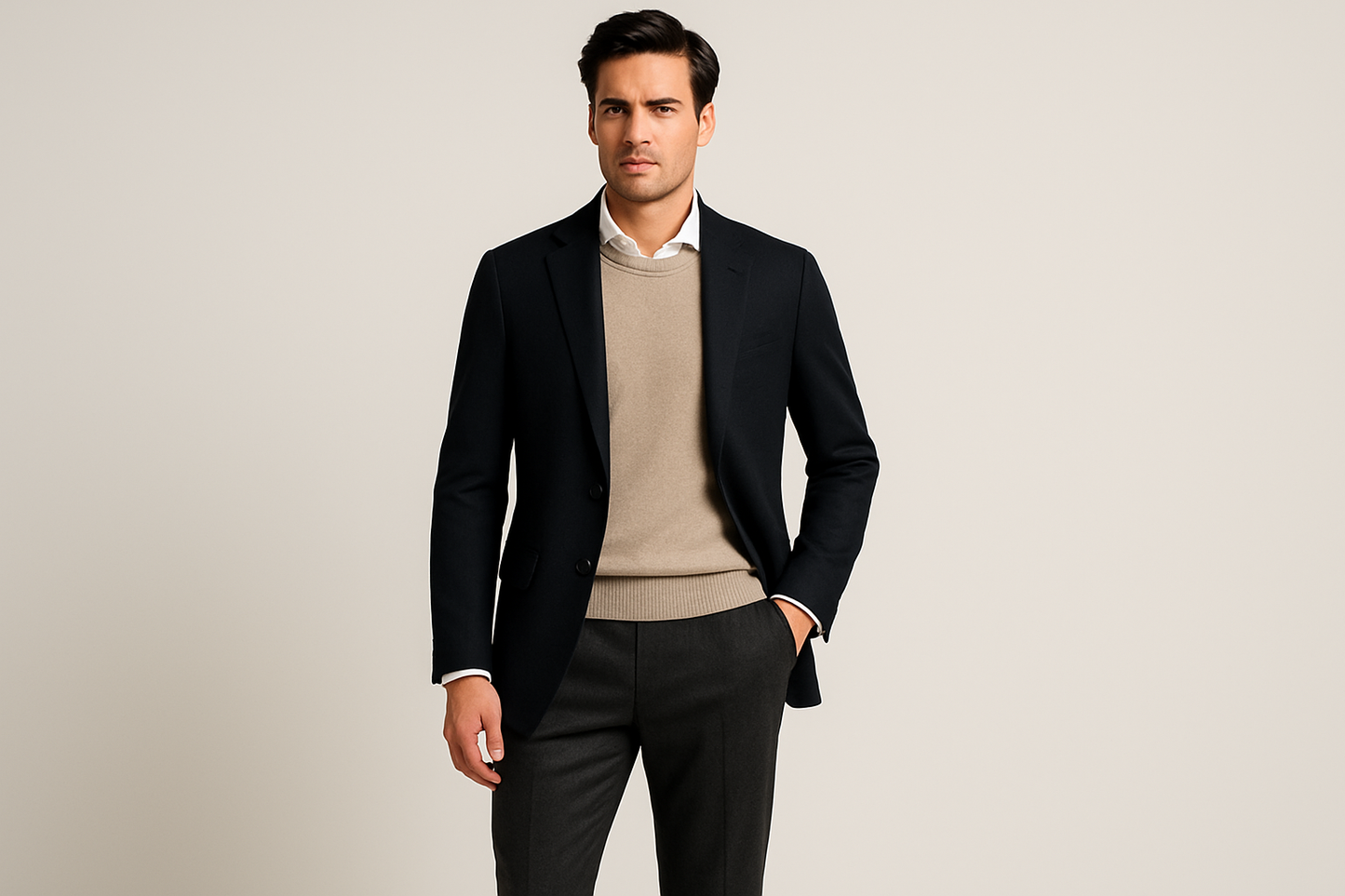 Sottogiacca uomo cashmere e lana made in Italy Lanè