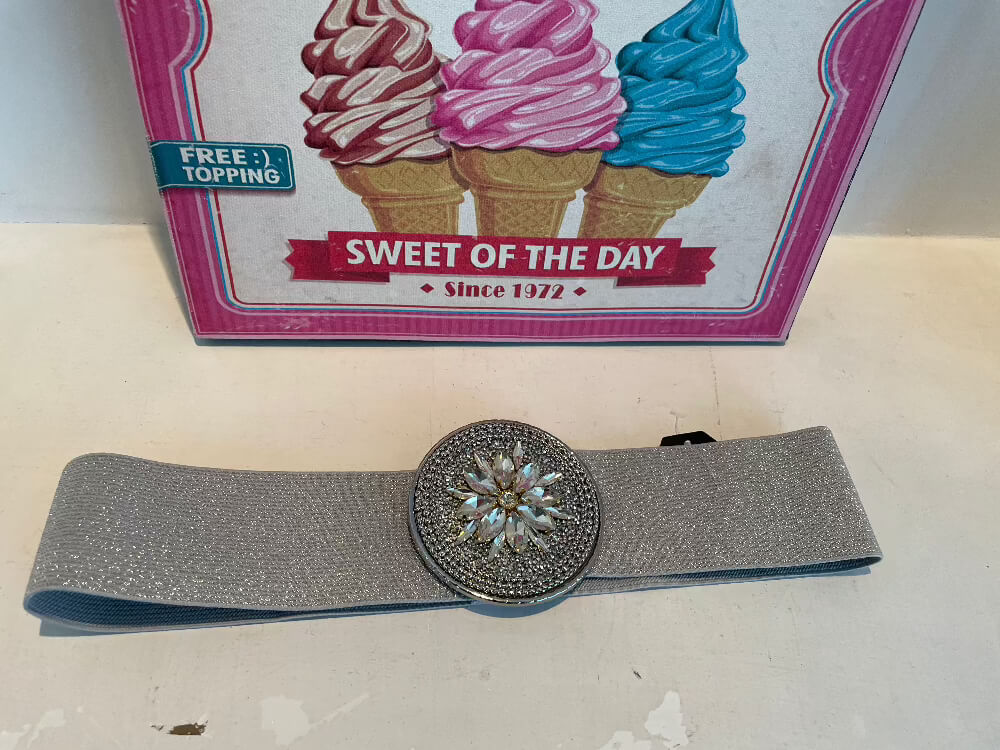 cintura gioiello argento a molla