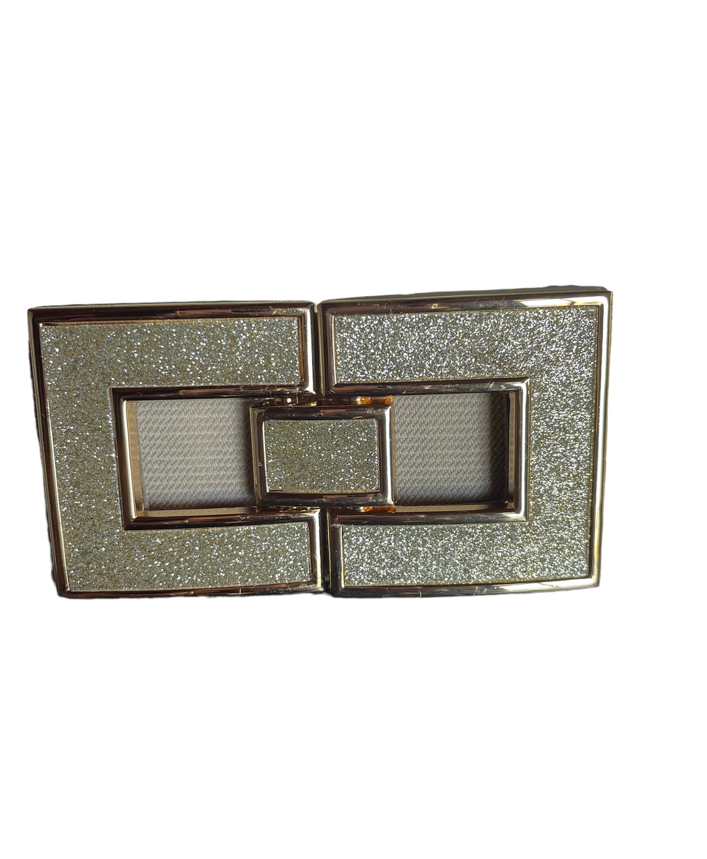 Cintura Gioiello Donna Elastica Oro | Cintura a Molla con Fibbia Glitter | Made in Italy