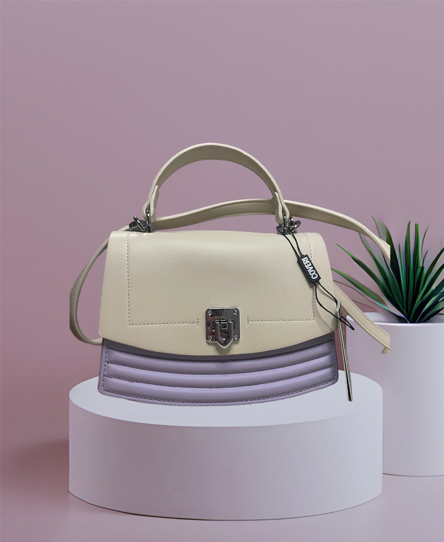 Borsa Donna Cerimonia Coveri con Manico e Tracolla - Elegante Pochette da Sera