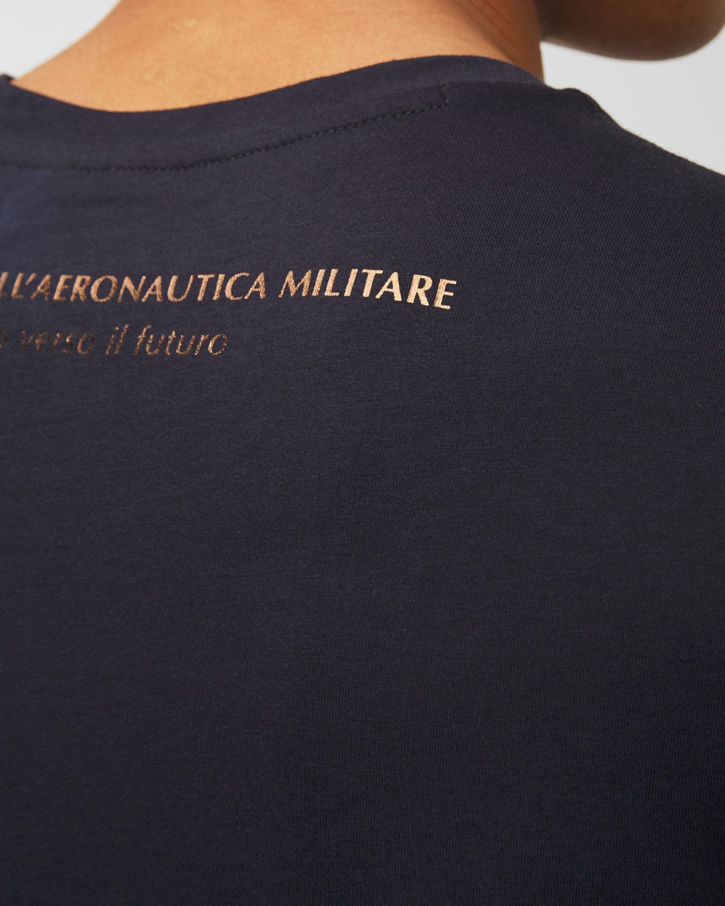 Aeronautica Militare t-shirt centenario maglia Uomo Blu SC-50% manica corta