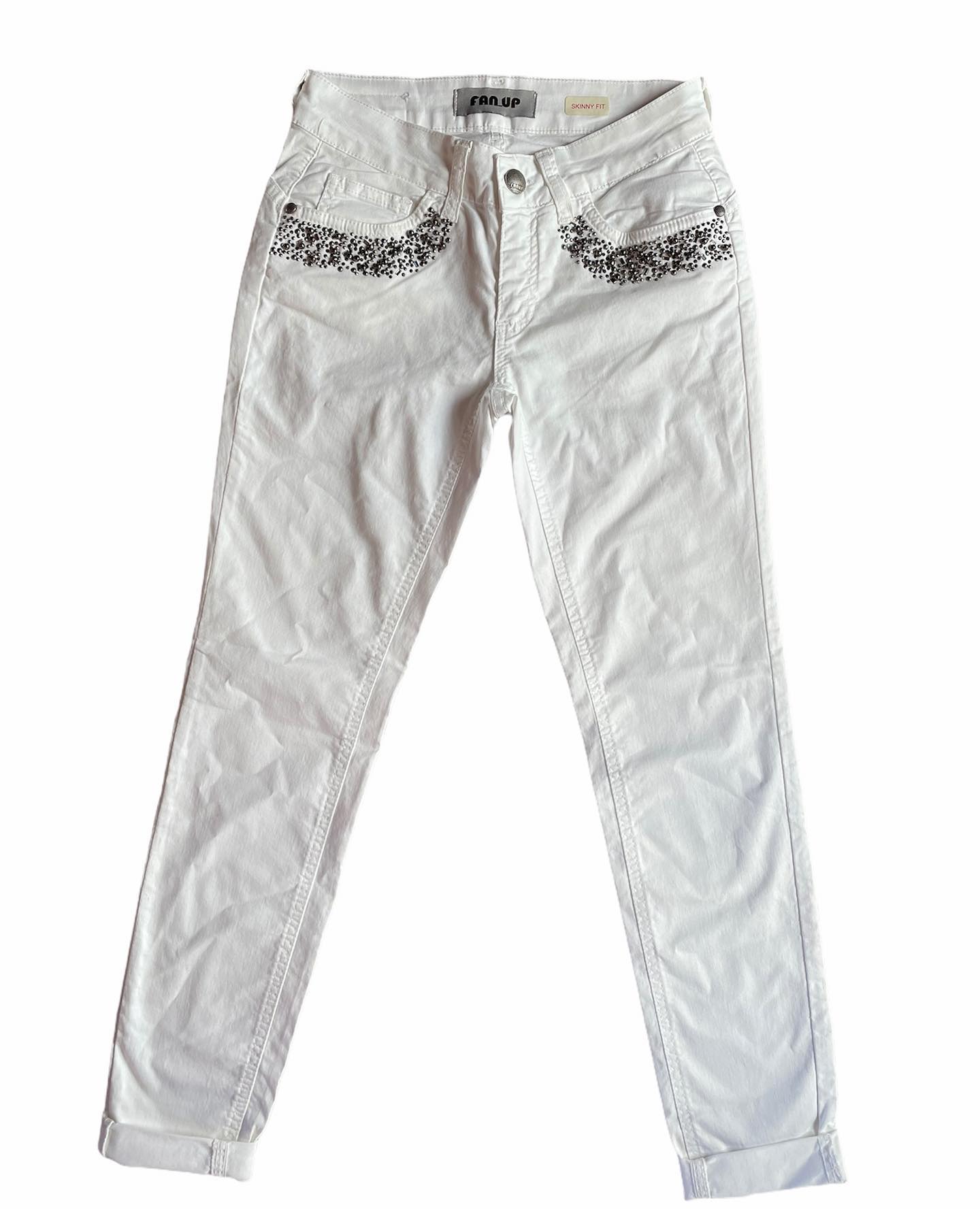 Jeans Donna Bianchi Skinny Fit Estivi - Premier for Paris Made in Italy