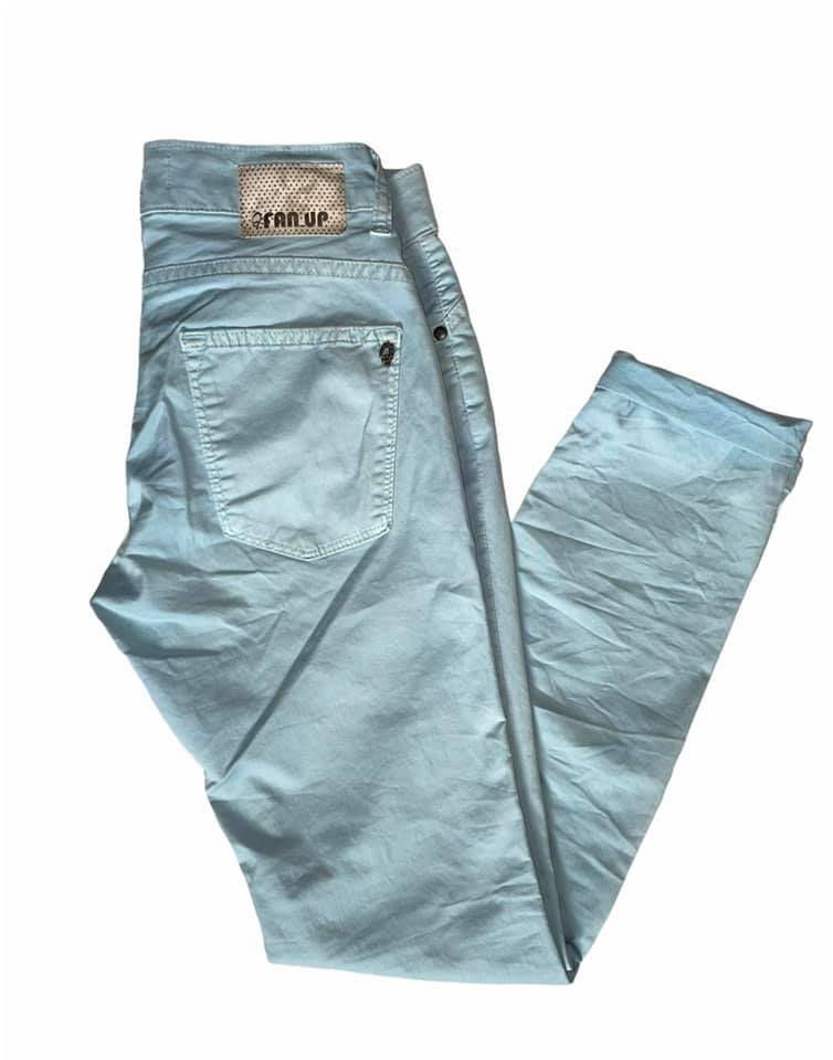 Jeans Donna Azzurro Gamba Dritta Sophie - Skinny Fit Made in Italy
