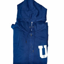 Carica l&#39;immagine nel visualizzatore di Gallery, Uniform Felpa Uomo Blu SC-50% con cappuccio  full zip |Emme Fashion Store
