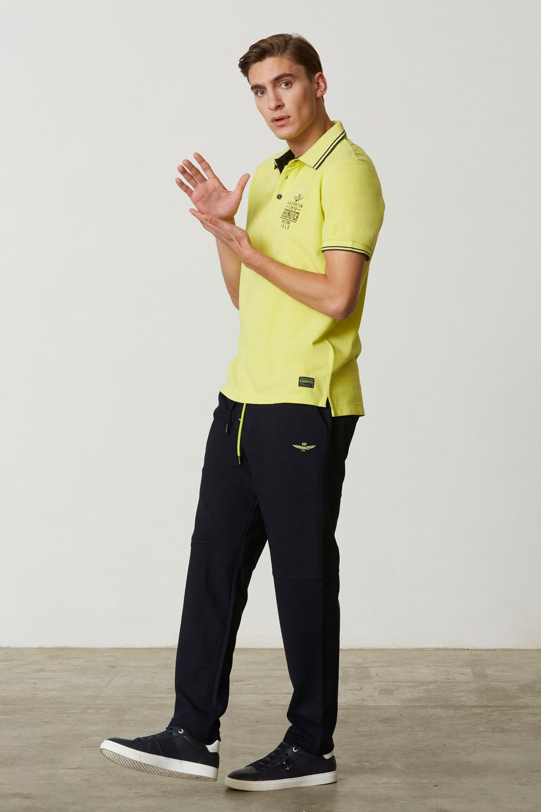 Aeronautica Militare Polo Uomo Giallo Lime SC-50% | Stile Estivo e Sconto