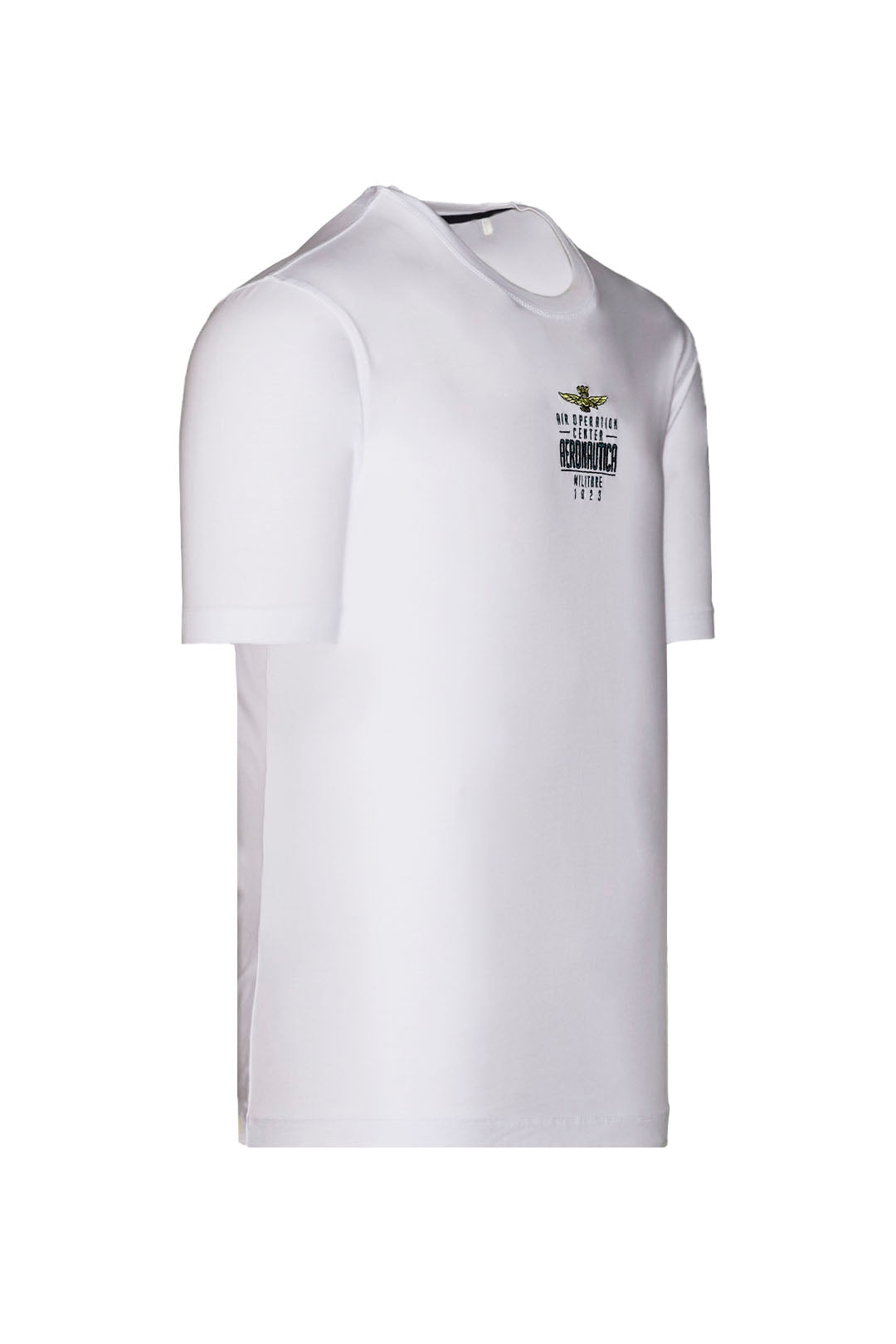 Aeronautica Militare T shirt bianco uomo sc-50% mezza manica