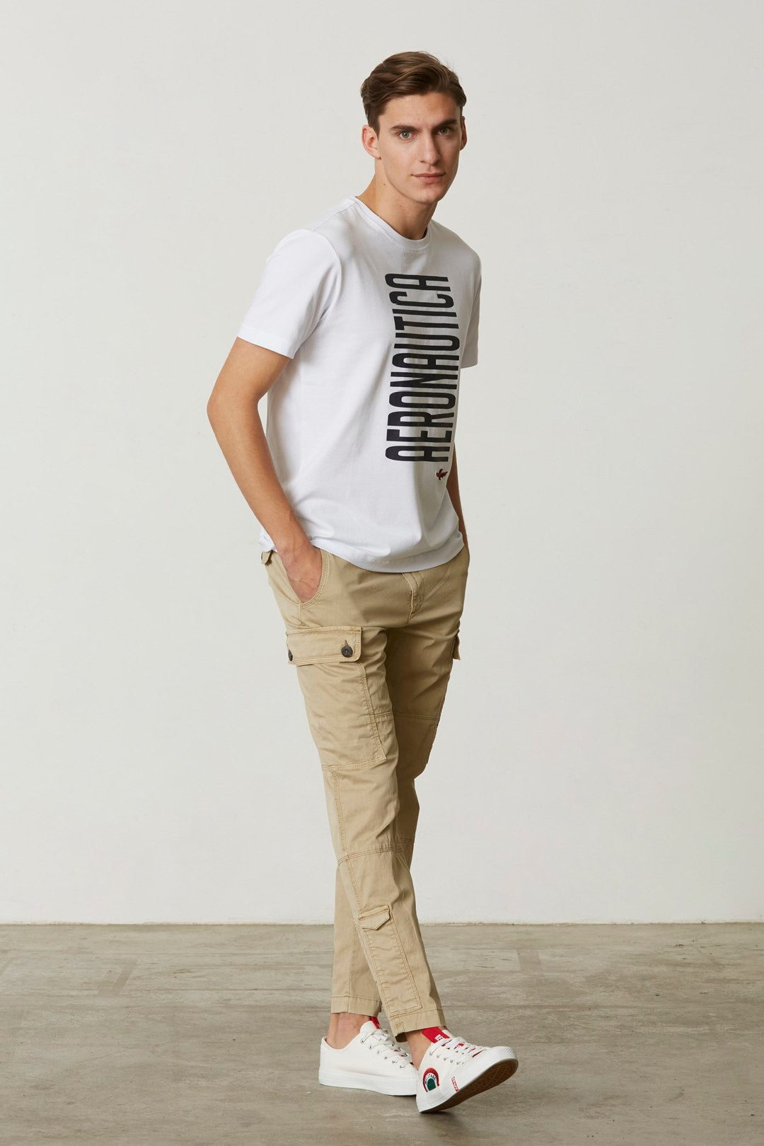 Aeronautica Militare T-shirt Bianca Uomo SC-50% | Basic e Versatile