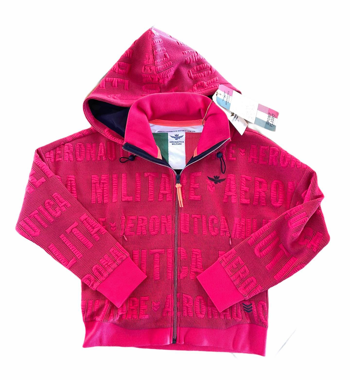 Felpa donna Fuxia Aeronautica Militare