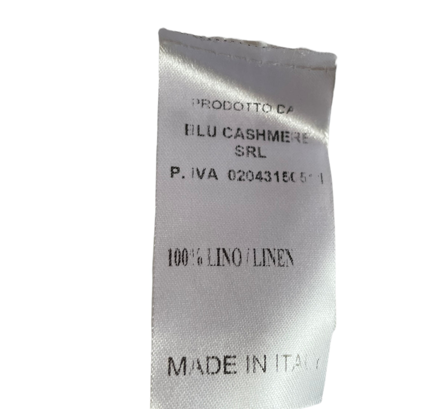 Vestito estivo donna Abito Lungo in lino Made in Italy