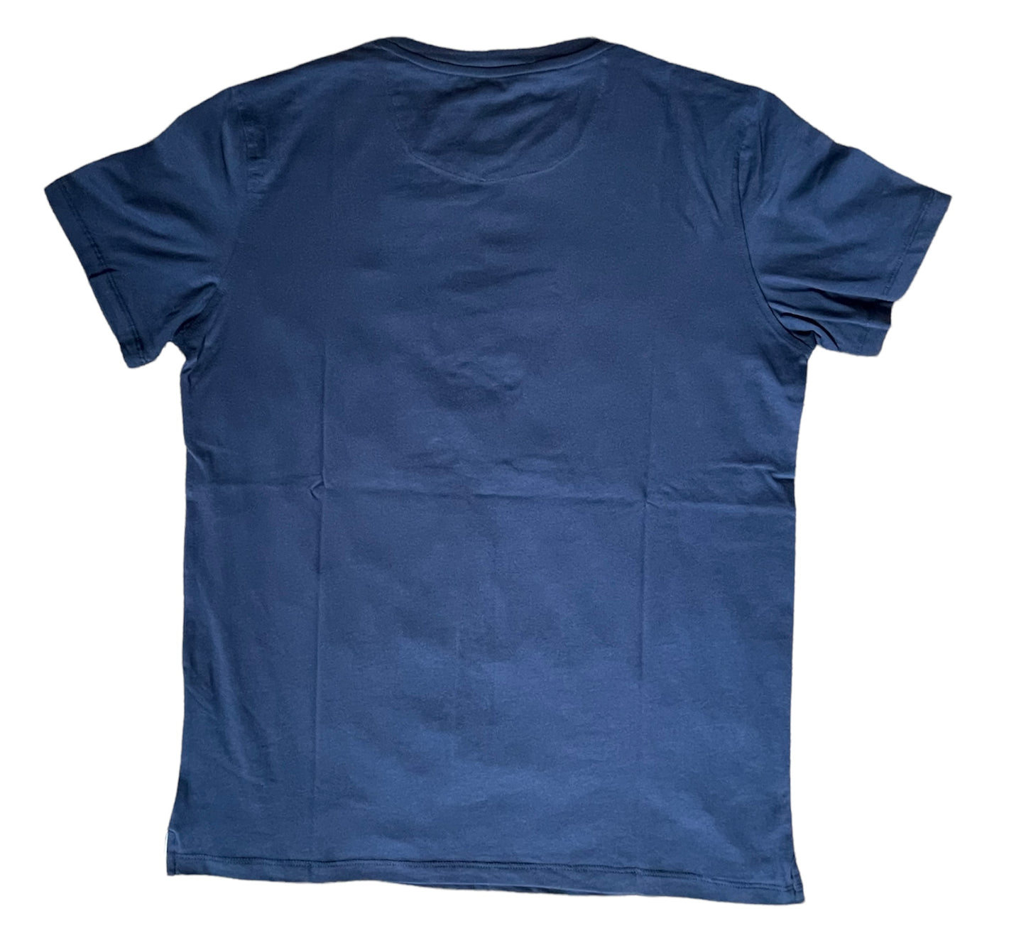 T-shirt Uomo Blu Cashmere Company - Cotone Premium Manica Corta