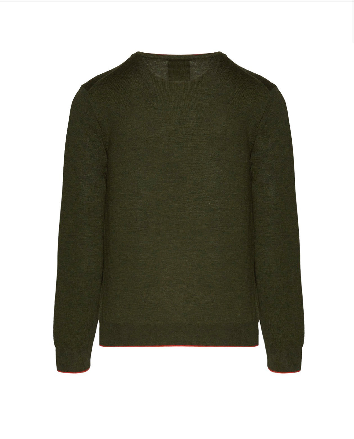 Aeronautica Militare Maglia Uomo Verde in Lana Merino | Calda e confortevole per l'inverno