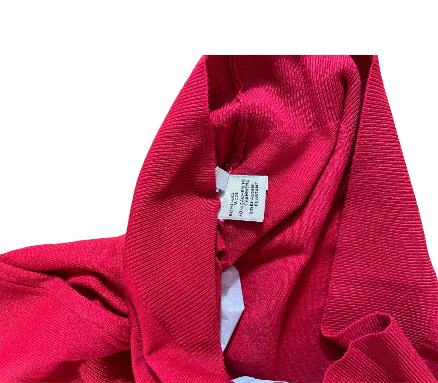 Cashmere Company maglia uomo rosso fragola SC-50% girocollo lana merinos
