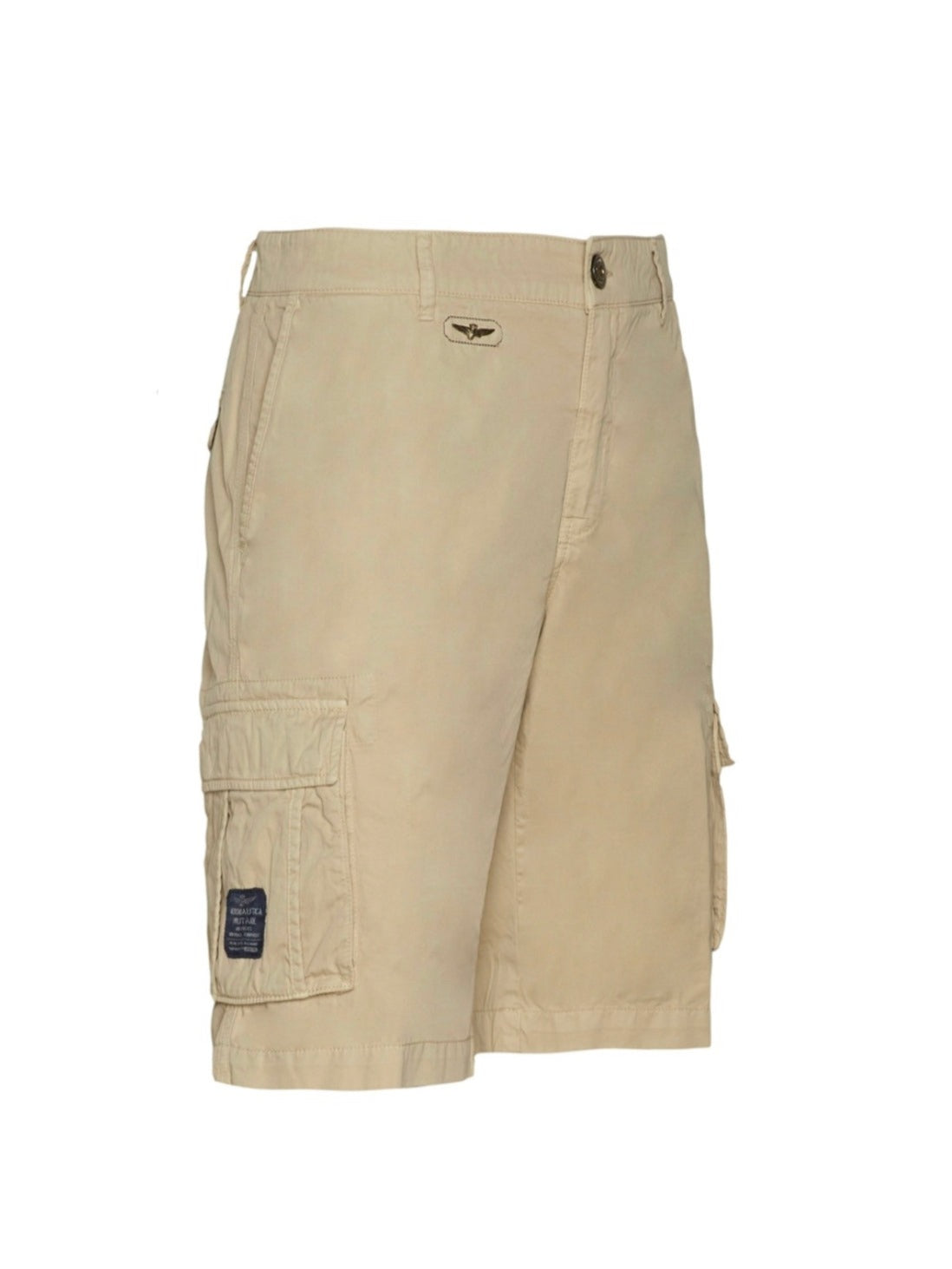 Bermuda Aeronautica Militare Beige - Pantaloncino Uomo Frecce Tricolori