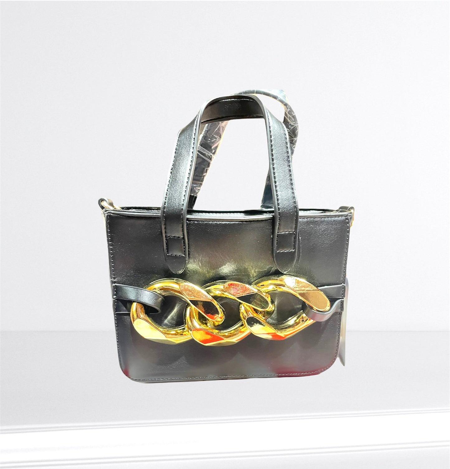 Borsa Donna Nera Elegante con Tracolla - Mini Bag Italiana