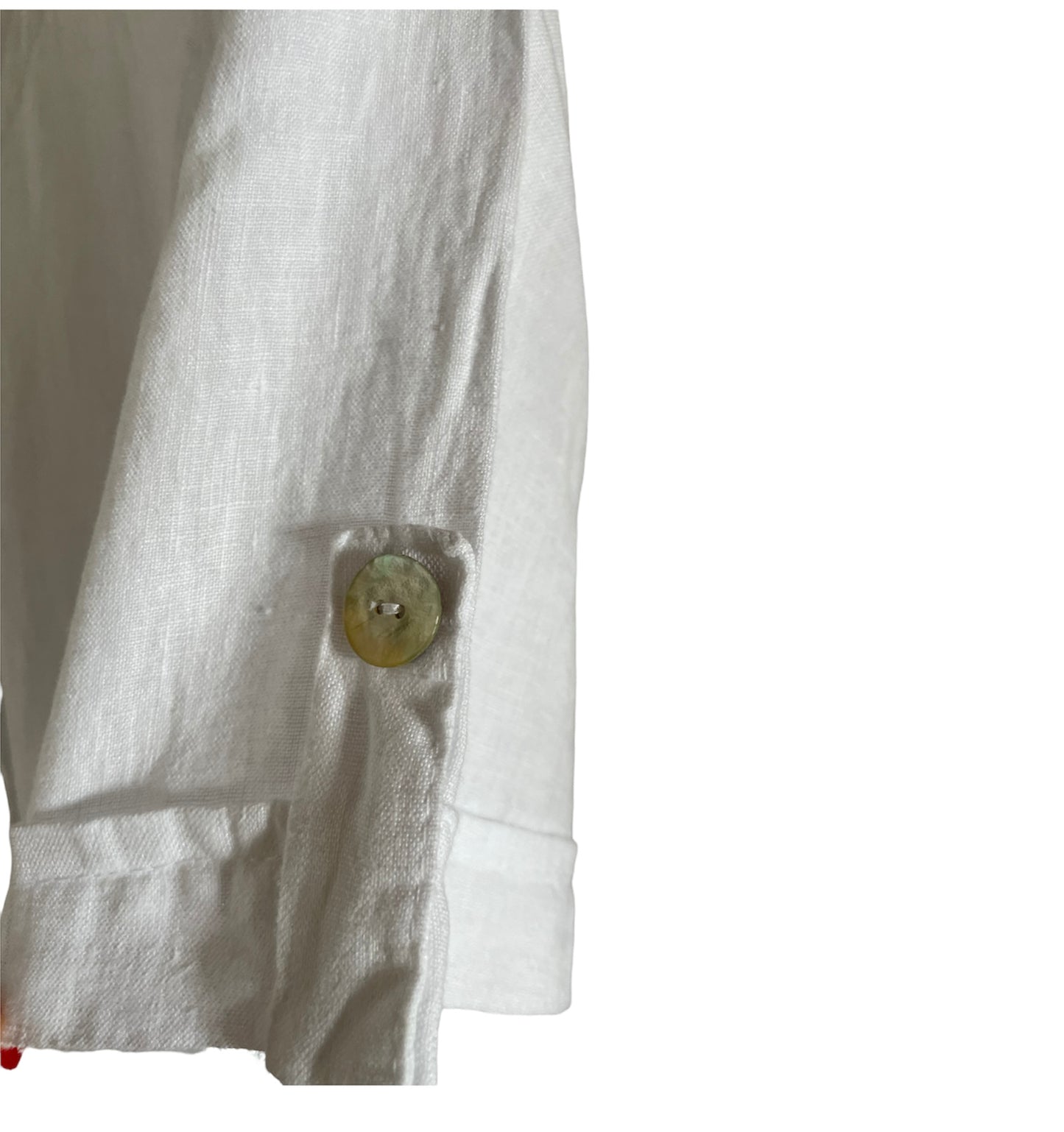 Abito Lungo Bianco sc-50% | Lino | Cashmere Company | Made in Italy- Eleganza italiana