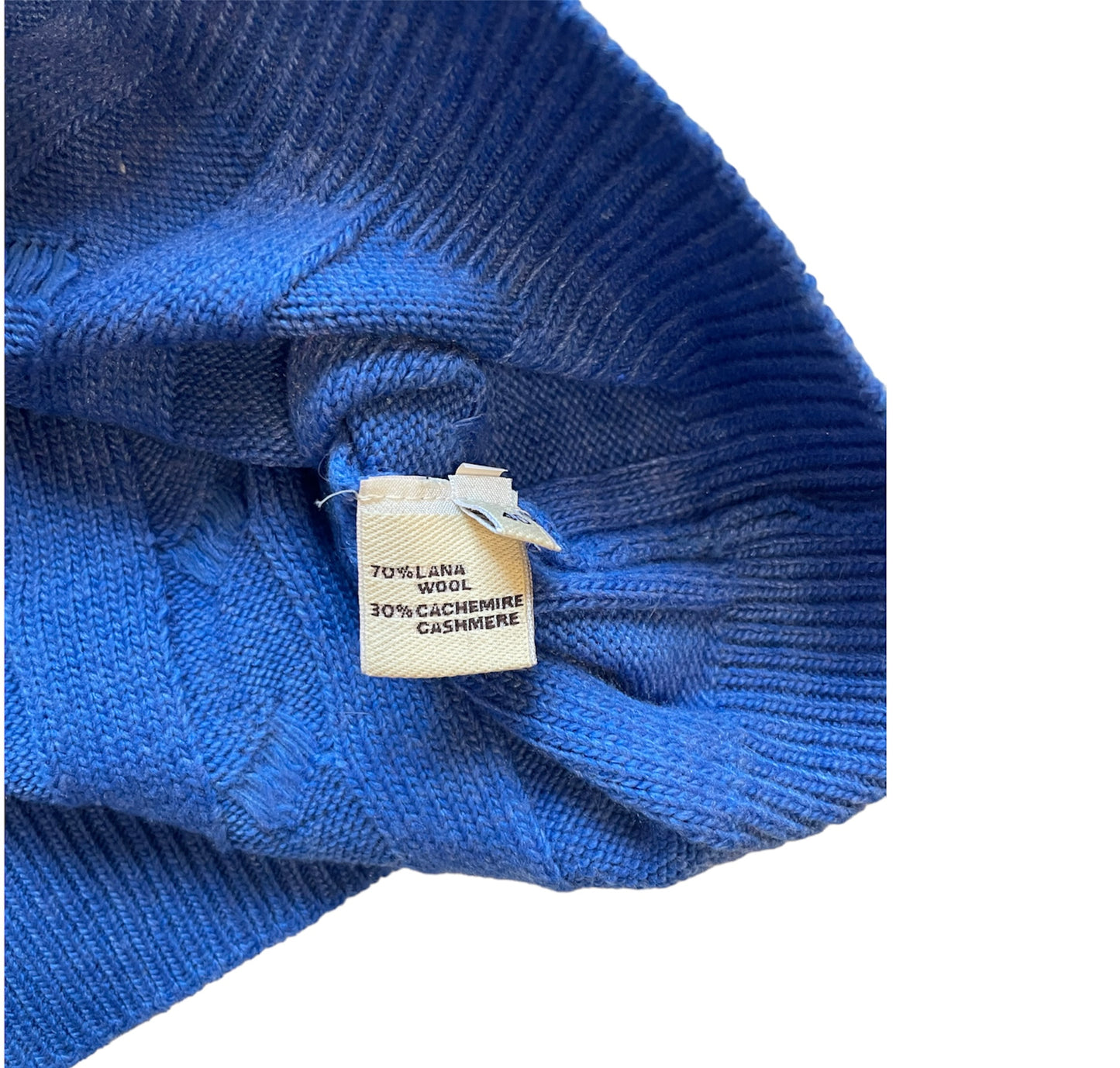 Cashmere Company Maglia Donna Bluette Girocollo Trecce Cashmere Lana - Made in Italy