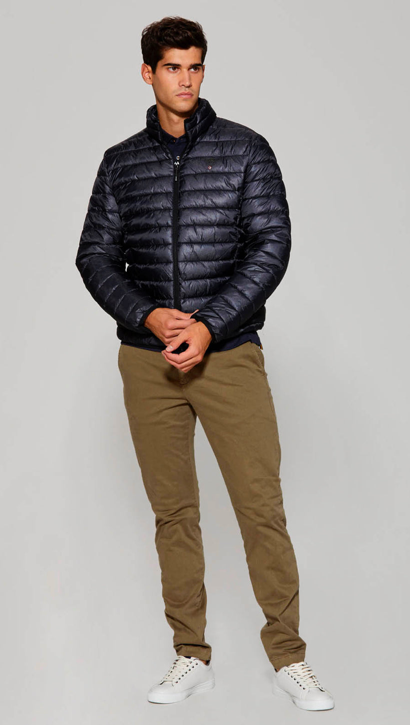 Aeronautica Militare Giubbino Uomo SC-50% Blu Piumino | Caldo e confortevole per l'inverno