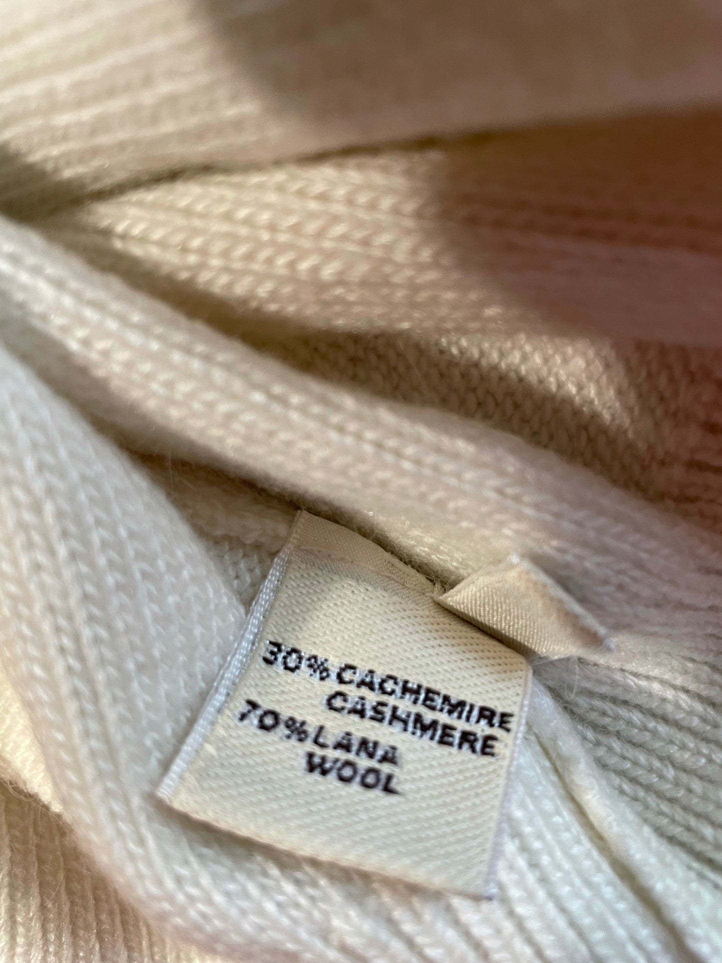 Cashmere Company Maglia Dolcevita Uomo Blu Trecce Cashmere Lana Made in Italy