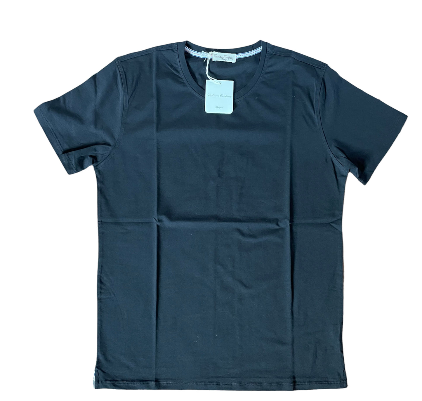 T-shirt basic uomo Nero Cashmere Company maglia cotone manica corta