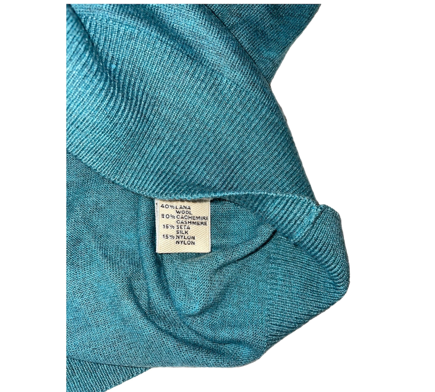 Cashmere Company maglia uomo verde Tiffany SC-50% girocollo Lana Cashmere e Seta