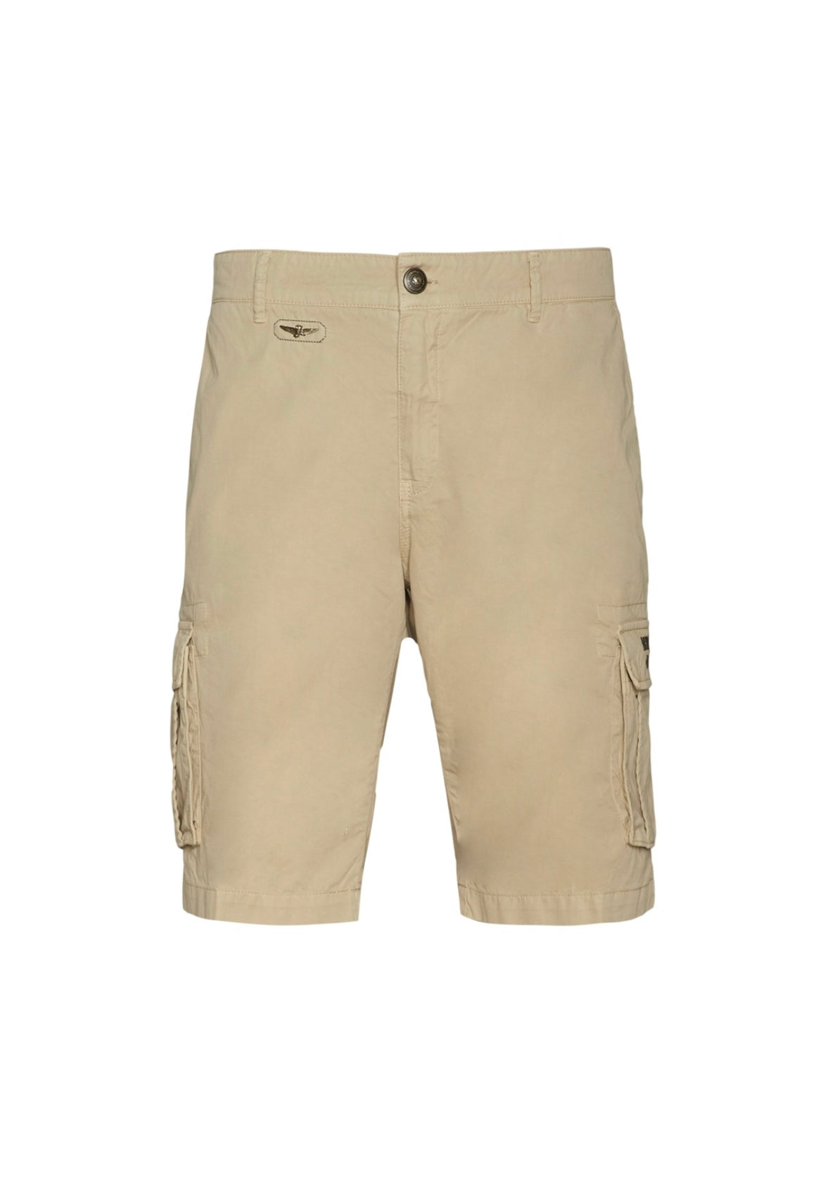 Bermuda Aeronautica Militare Beige - Pantaloncino Uomo Frecce Tricolori