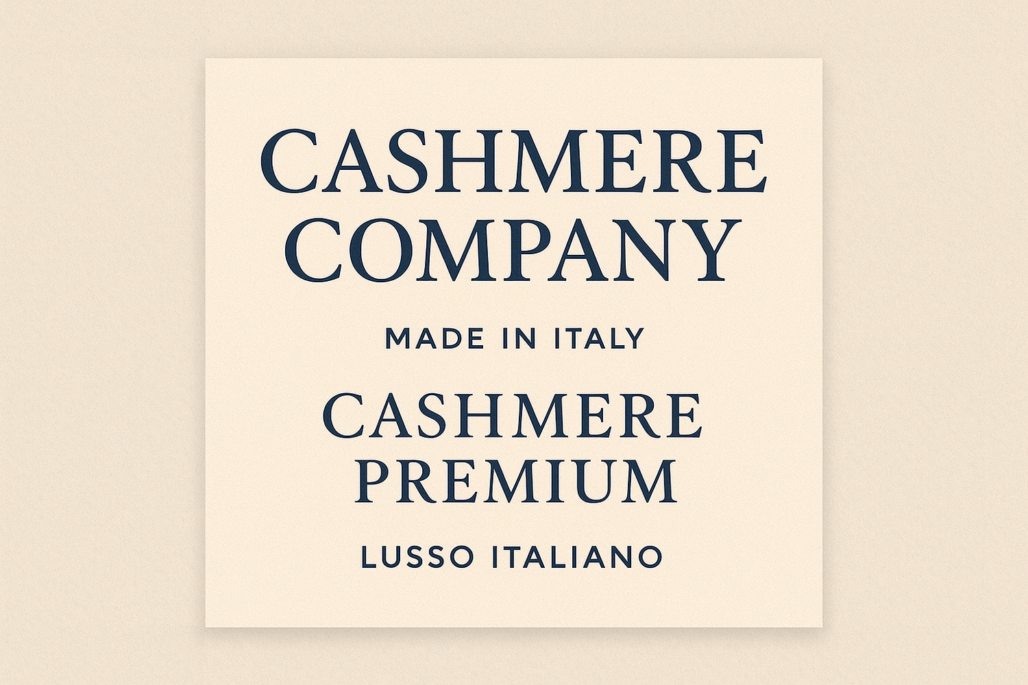 CASHMERE COMPANY