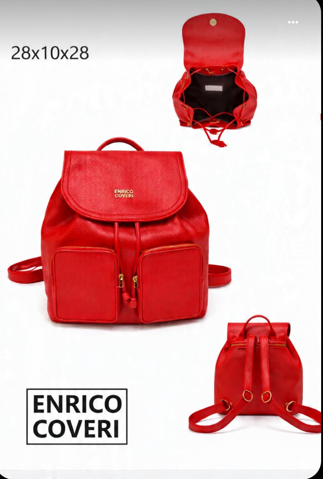 Zaino donna Enrico Coveri ecopelle