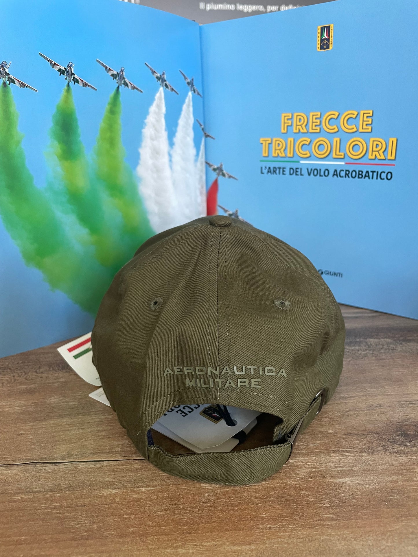 Aeronautica Militare cappello uomo blu o Verde Militare Frecce Tricolori